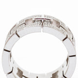 Cartier Diamond & Ruby 'Le Baiser du Dragon' White Gold Ring