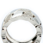 Cartier White Gold & Diamond 'La Dona' Wide Ring