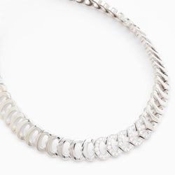 Cartier C De Cartier Diamond & White Gold Necklace