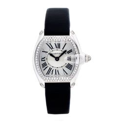 Cartier Roadster White Gold & Diamond Ladies Watch