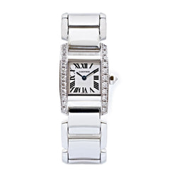 Cartier White Gold & Diamond Tankissime Watch