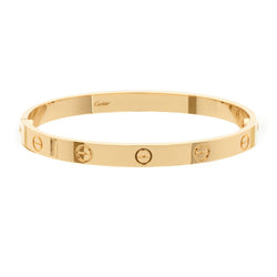 Cartier 18KT Yellow Gold Love Bangle Size 19