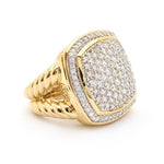 David Yurman Yellow Gold & Diamond "Albion" Ring