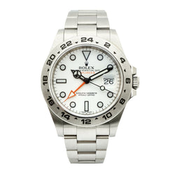 Rolex Oyster Perpetual White Dial Explorer II 42MM Watch