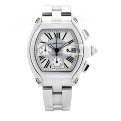 Cartier Roadster Chronograph Stainless Steel Jumbo Watch