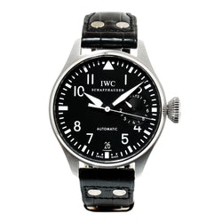 IWC Big Pilot 7-Day Steel Black Dial Watch
