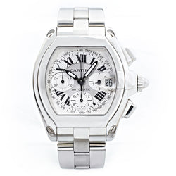 Cartier XL Roadster Chronograph Stainless Steel Watch