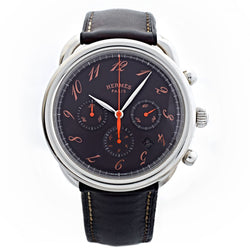 Hermes S/S Arceau Chrono Bridon 43mm Watch