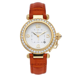Cartier Pasha Yellow Gold & Diamond 32MM Watch