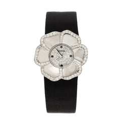 Chanel Camélia Pavé-set Diamond White Gold Flower Watch