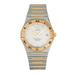 Omega Constellation Rose Gold, Steel & Diamond Watch