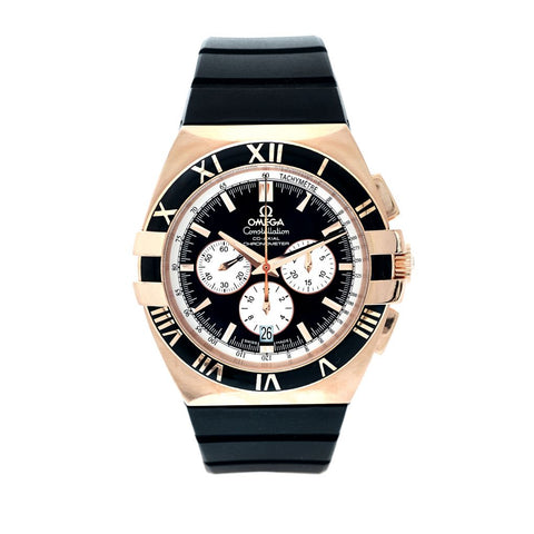 Omega Constellation Double Eagle Chrono Rose Gold Watch