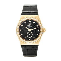 Omega Constellation Co-Axial Rose Gold & Diamond Watch