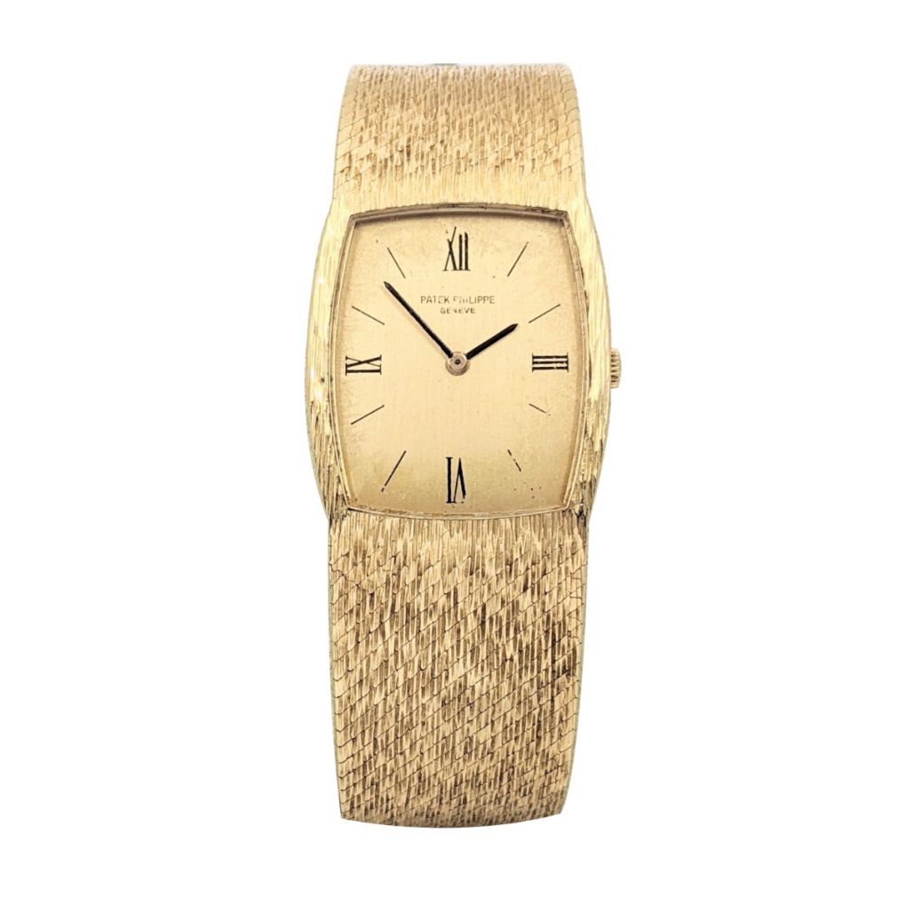 Patek Philippe Vintage 18kt Yellow Gold Tonneau 3528/3 – Van Rijk