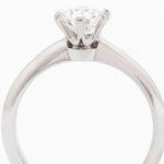 Tiffany & Co. 0.73 Carat Diamond Solitaire Platinum Ring
