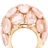 Pomellato Capri Crisoprasio Pink Quartz & Rose Gold Ring