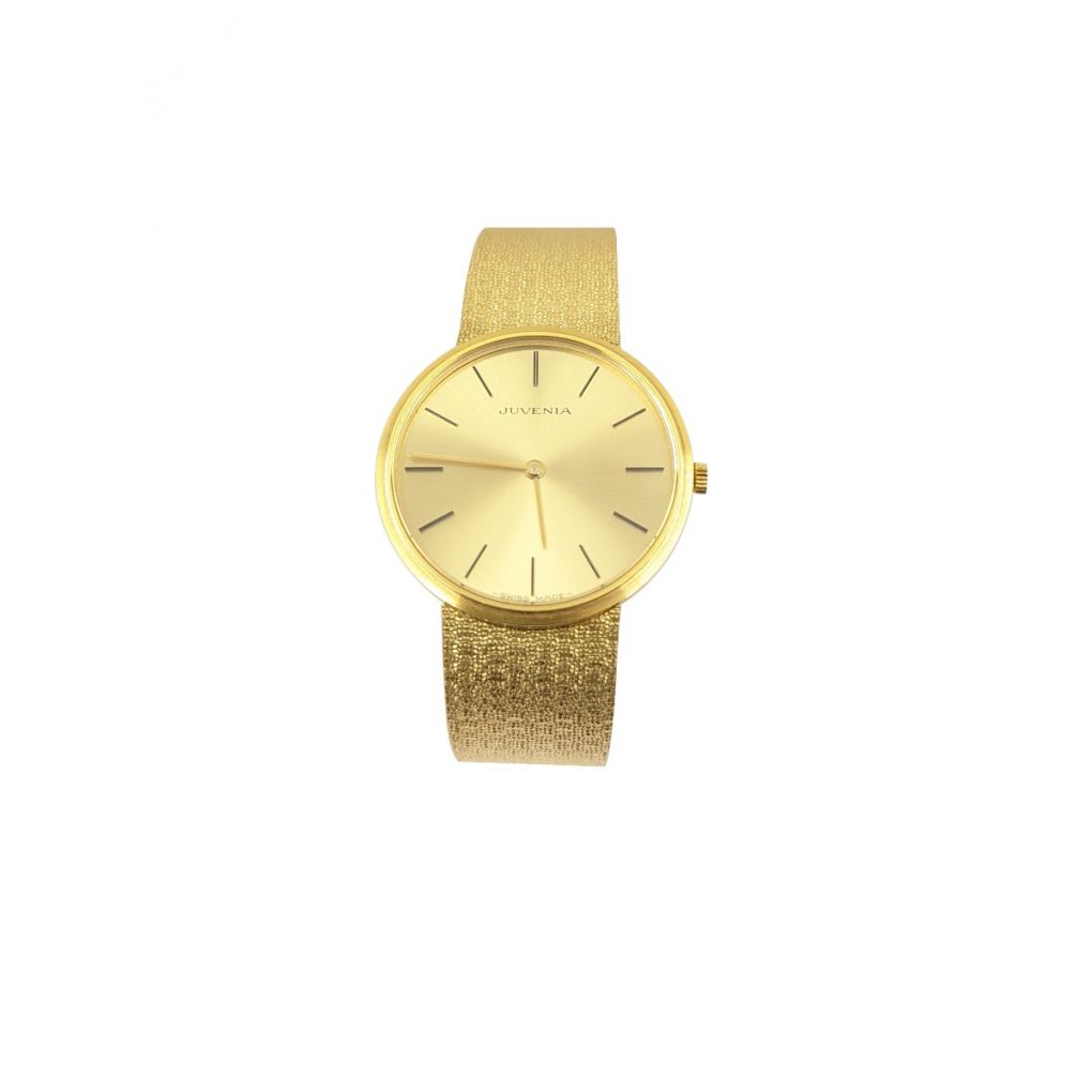 Montre Vintage Juvenia Ultra Slim - Mécanique Manuelle, Années 70, Cadran Bleu, Acier