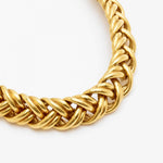 Gundorph Albertus 18 Karat Yellow Gold Woven Necklace