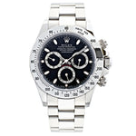 Rolex Cosmograph Daytona Black Dial 2004 Steel Watch. Ref:116520