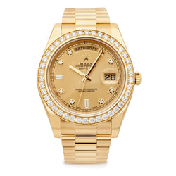 Rolex Yellow Gold & Diamond Day-Date II Watch