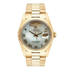Rolex Oyster Perpetual Day-Date Gold MOP Watch
