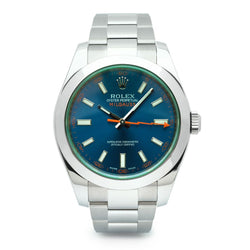 Rolex Oyster Perpetual Milgauss Blue Dial Watch 2015