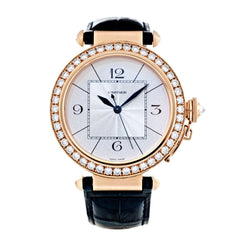 Cartier Pasha Rose Gold & Factory Diamond Automatic Watch