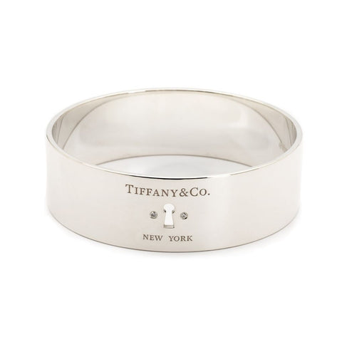 Tiffany & Co. Silver 'Tiffany Locks' Collection Bangle