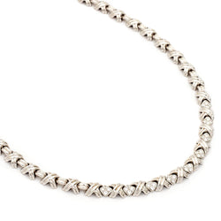 Tiffany & Co. X Motif White Gold & Diamond Necklace