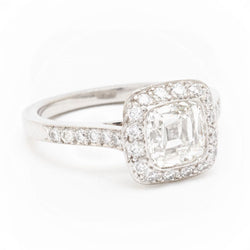 Tiffany & Co. 1.20 Carat Cushion Cut Diamond Legacy Ring