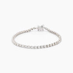 Tiffany & Co. Victoria Line Diamond Platinum Tennis Bracelet