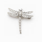 Tiffany & Co. Small Platinum and Diamond Dragonfly Brooch