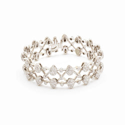 Tiffany & Co. 9.50 Total Carat Diamond Platinum Bracelet