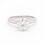 Tiffany & Co. 1.24 Carat Brilliant Cut Diamond Platinum Ring