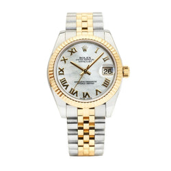 Rolex Oyster Perpetual Datejust Mid-Size 2-Tone MOP Watch