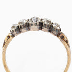 Victorian 1.00 Total Carat Olf-Mine Cut Diamond Ring