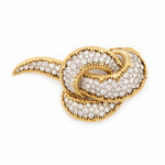 Yellow Gold Tubogas Pavé-set Diamond Necklace