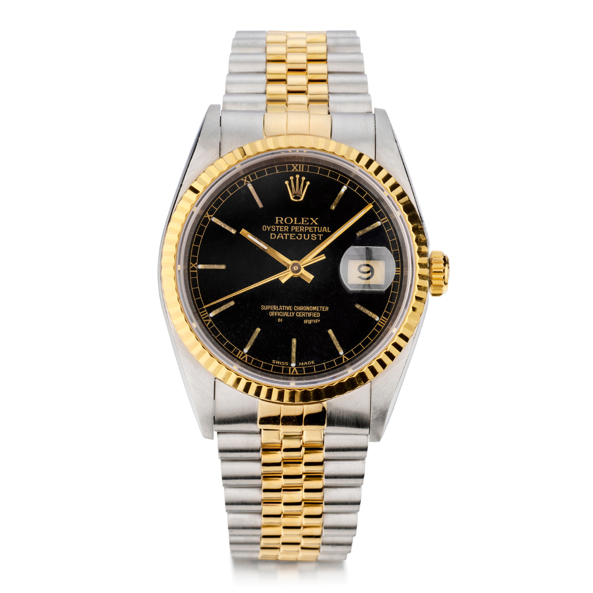 ROLEX DATEJUST STEEL AND 18KT YELLOW GOLD. CIRCA 1993 | Van Rijk
