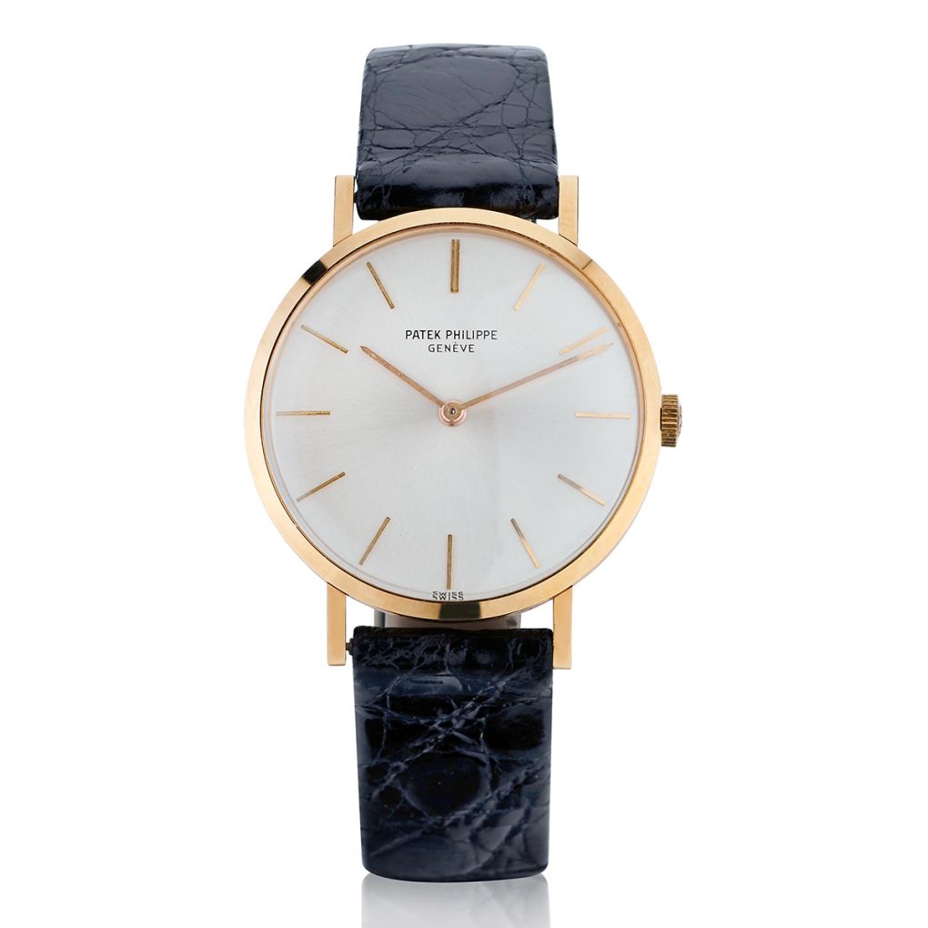 Patek Phillipe Ultra thin wristwatch .Ref 3538 in 18kt yellow gold ...