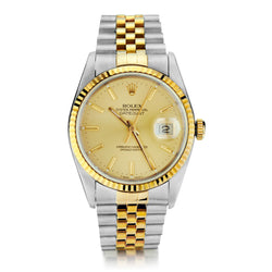 Rolex Datejust in Steel and 18kt Yellow Gold. Ref: 16233