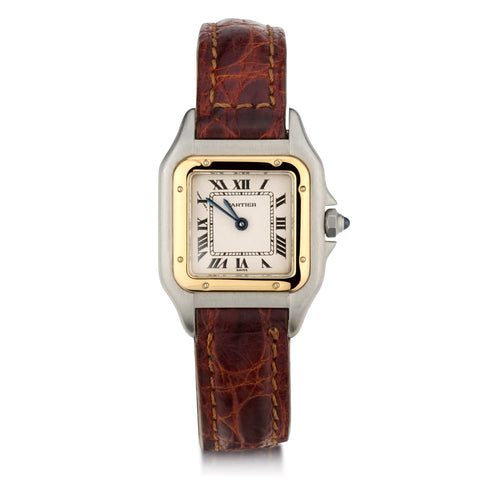Cartier Two Tone Ladies Panthere Wristwatch. Ref: 1120