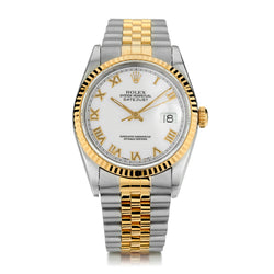 Rolex Datejust 36mm in Steel and 18kt Yellow Gold.Ref:16233