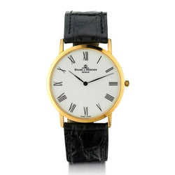 Baume & Mercier Unisex 18kt Ultra Slim Wristwatch.