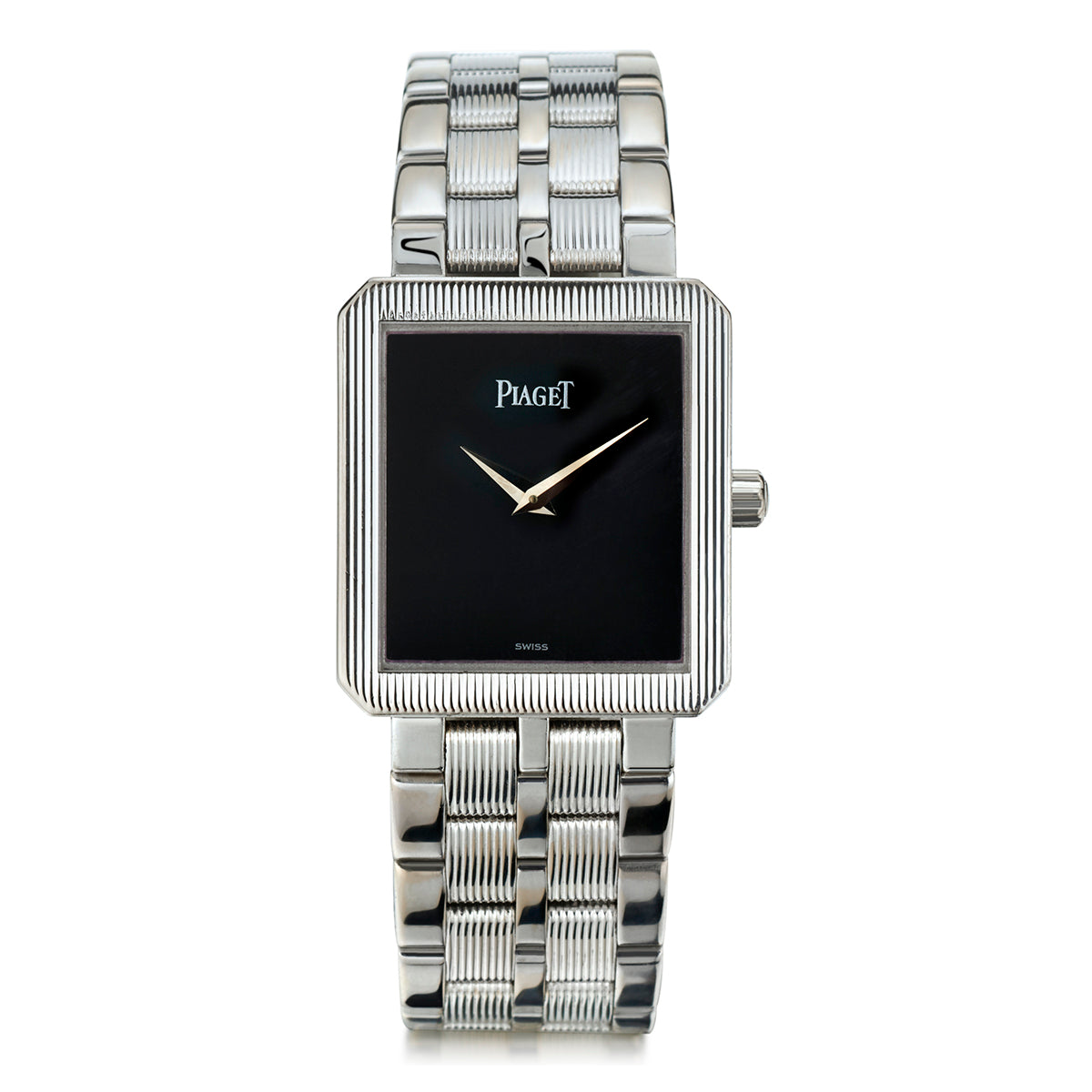 1984年 PIAGET YEAR PLATE 記念プレート 元箱・冊子付き Piaget Protocole Mechanical in 18kt White Gold. Black Onyx Dial