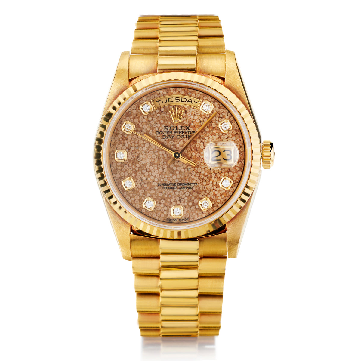 Rolex Day-Date 36mm in 18kt Yellow Gold. Ref: 18238. Unpolished | Van ...
