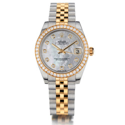 Rolex Datejust in Steel and 18kt yellow gold. 31mm : Ref: 178383