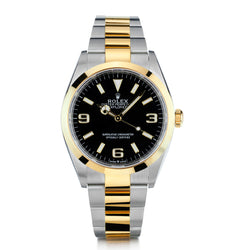 Rolex Explorer 1 in Steel and 18kt Yellow Gold. Ref: 124273. Circa 2023