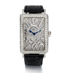Franck Muller Long Island 18kt White Gold Diamond Wristwatch. Ref: 952Q2 D CD