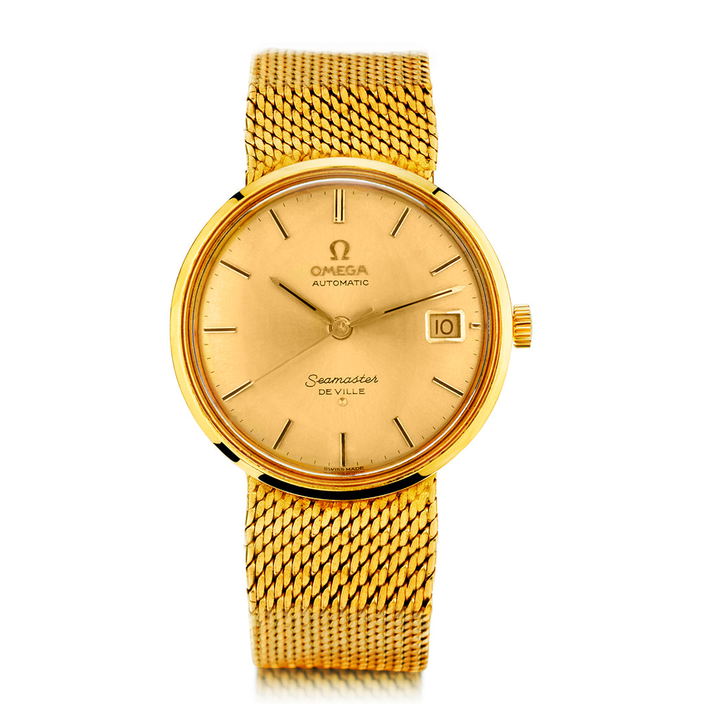 Omega Seamaster de Ville in 18kt Yellow – Van Rijk - Main Image