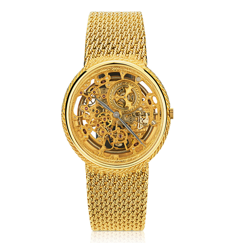 Audemars Piguet 18kt Yellow Gold Skeleton Dress Ref: 43244